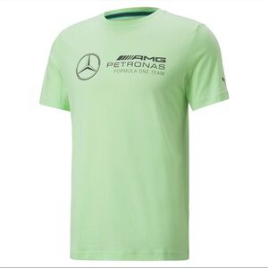 MAPTT Mercedes Ben’s AMG‎ Petronas Mint Green Short Sleeve Logo Tee XXL